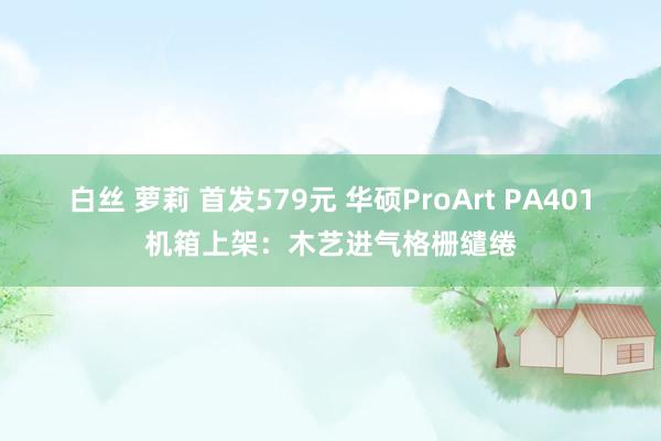 白丝 萝莉 首发579元 华硕ProArt PA401机箱上架：木艺进气格栅缱绻