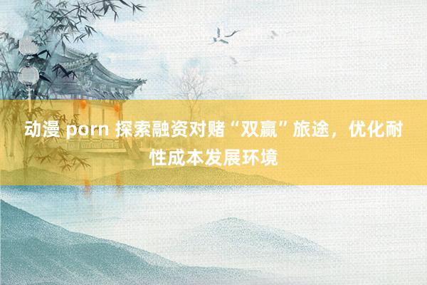 动漫 porn 探索融资对赌“双赢”旅途，优化耐性成本发展环境