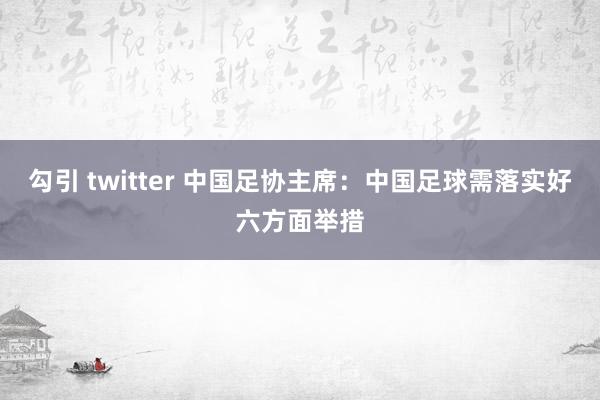 勾引 twitter 中国足协主席：中国足球需落实好六方面举措
