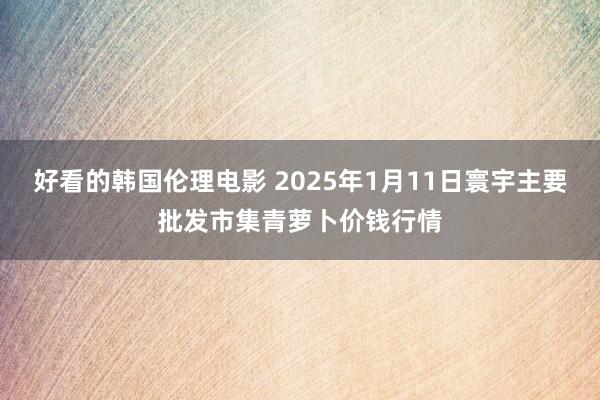 好看的韩国伦理电影 2025年1月11日寰宇主要批发市集青萝卜价钱行情