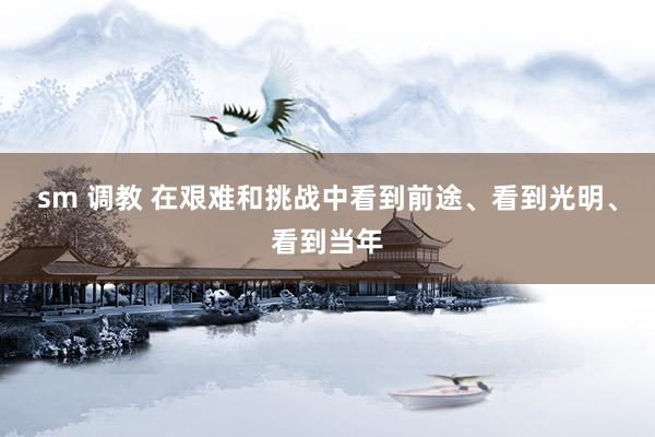sm 调教 在艰难和挑战中看到前途、看到光明、看到当年
