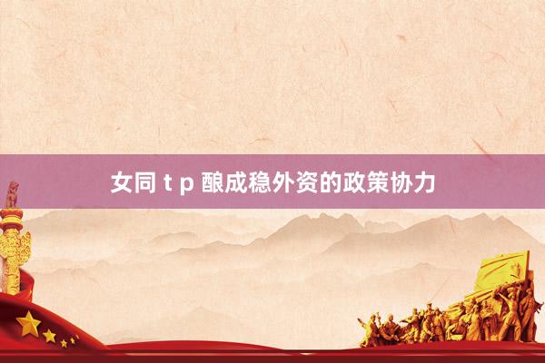 女同 t p 酿成稳外资的政策协力